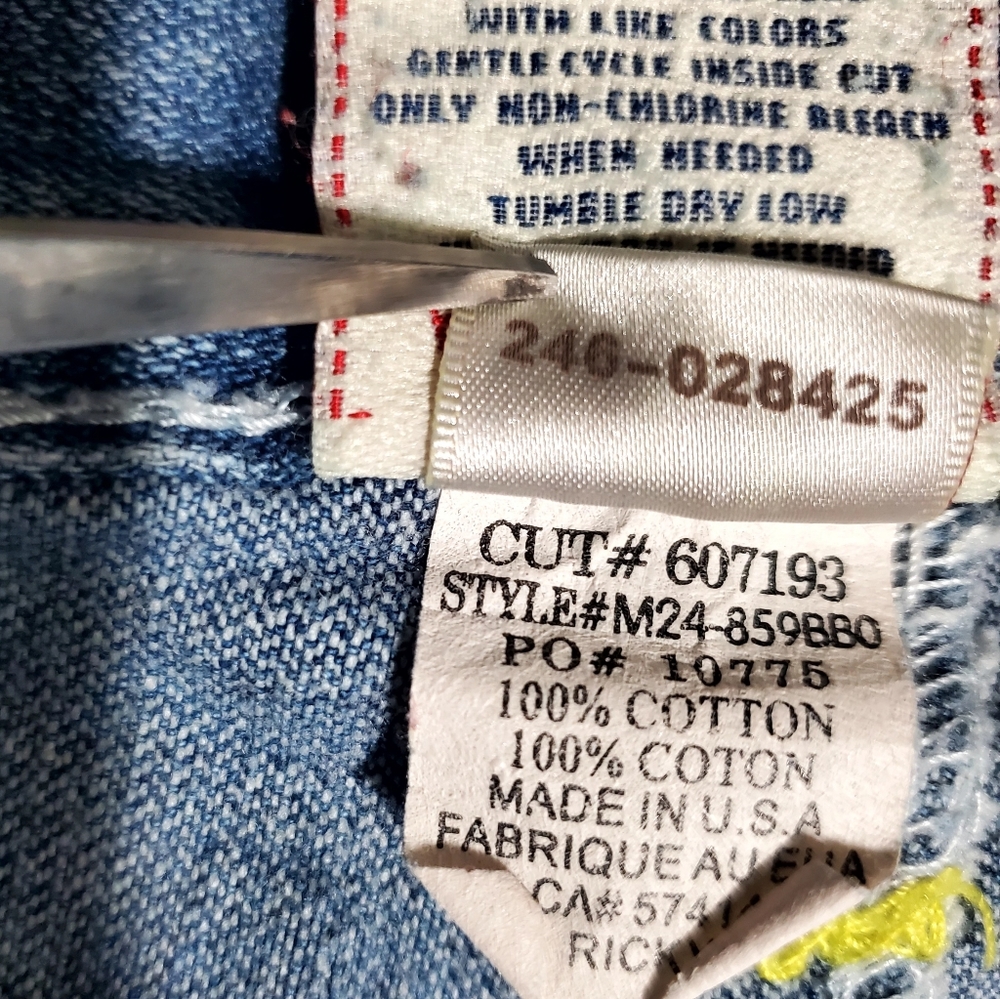 True Religion Men's Ricky Super-T Straight Leg Jeans sz 34 Blue - Picture 10 of 11